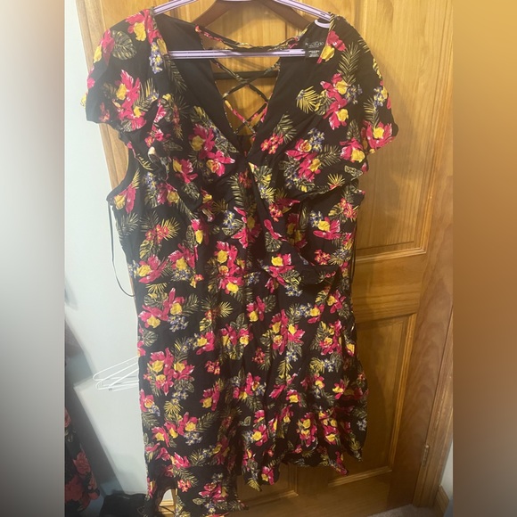 Michel Studio size 20 vacation dress floral mid length - Picture 2 of 2